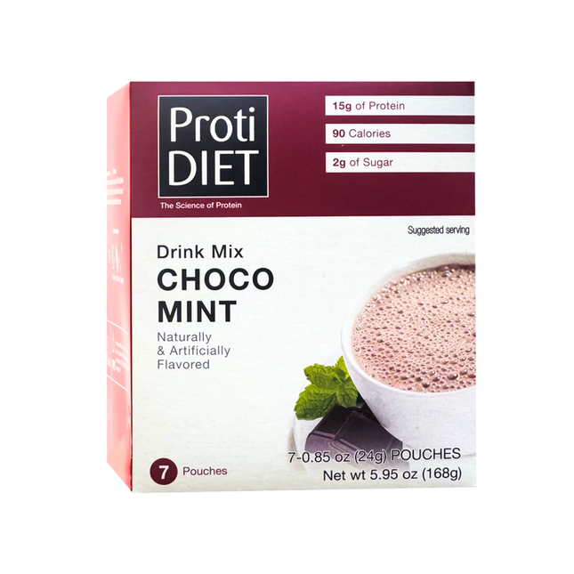 ProtiDiet - Choco Mint Hot Drink Mix | 7 x 24 g