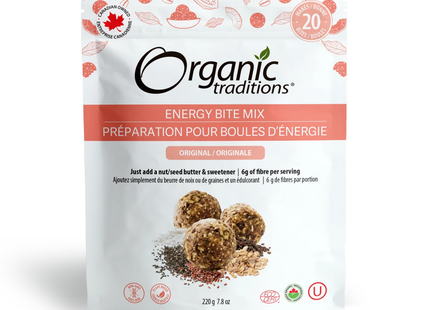 Organic Traditions - Energy Bites, Original | 220 g