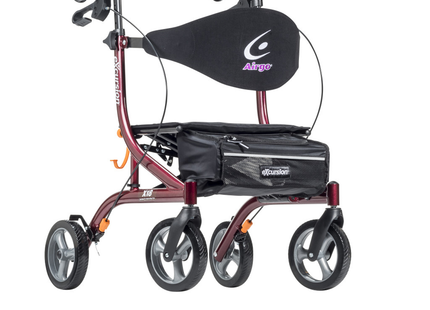 Drive - Airgo eXcursion X18 Lightweight Side-fold Rollator Hemi Height, Cranberry