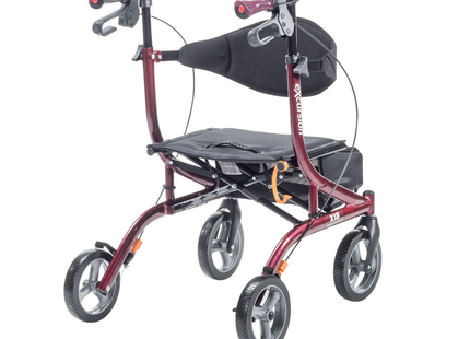 Drive - Airgo eXcursion X18 Lightweight Side-fold Rollator Hemi Height, Cranberry
