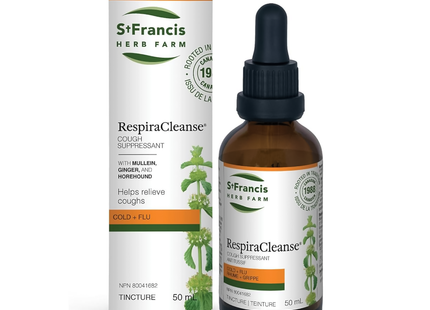 St. Francis - RespiraCleanse Tincture for Cold & Flu | 50 mL