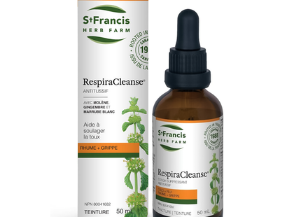 St. Francis - RespiraCleanse Tincture for Cold & Flu | 50 mL
