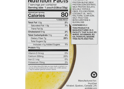 ProtiDiet - Pineapple Coconut Smoothie Mix | 7 x 25 g