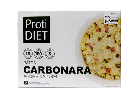 ProtiDiet - Carbonara saveur naturelle | 7 x 44 g