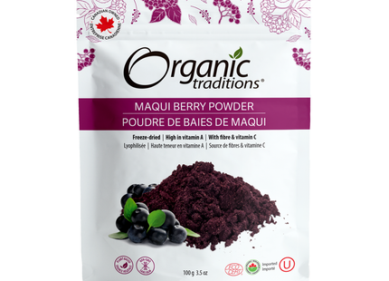 Organic Traditions - Poudre de baies de maqui | 100 g