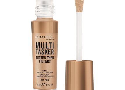 Rimmel - Multi Tasker 3IN1 Better Than Filters Face Primer, Glow Booster & Highlighter