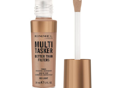 Rimmel - Multi Tasker 3IN1 Better Than Filters Face Primer, Glow Booster & Highlighter