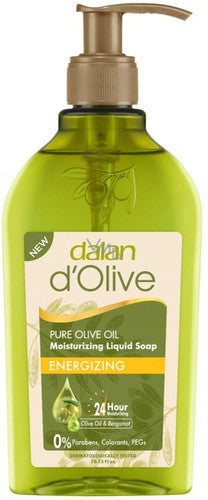 Dalan d' Olive - Pure Olive Oil - Energizing Moisturizing Liquid Soap - Olive Oil & Bergamot | 300 mL