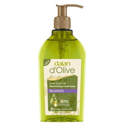 Dalan d' Olive - Pure Olive Oil - Relaxing Moisturizing Liquid Soap - with Olive Oil  &  Jasmine | 300 mL