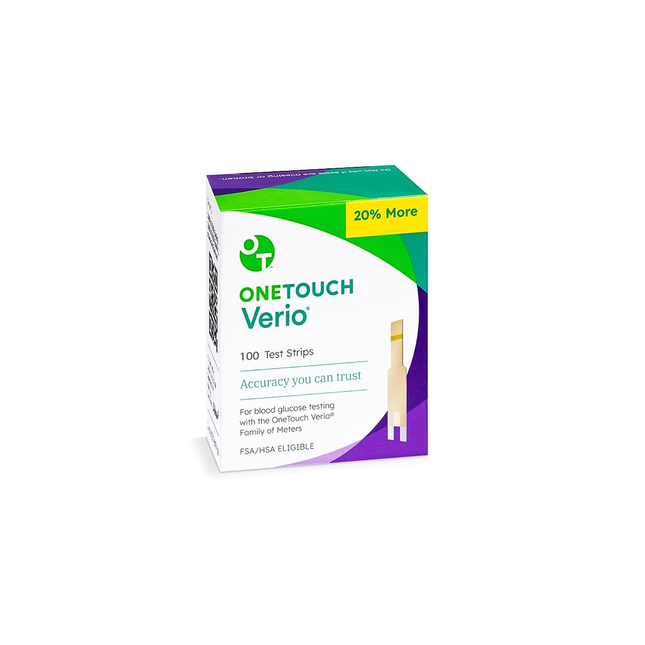 OneTouch - Verio Test Trips | 100 Pack