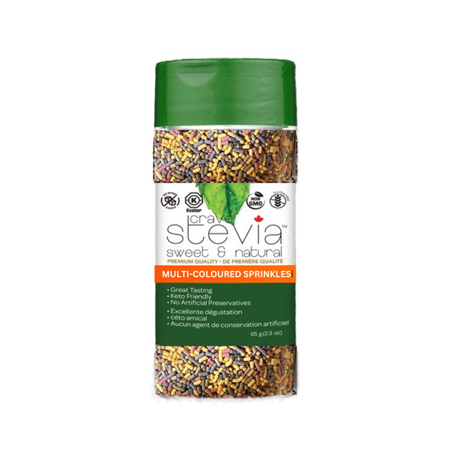 Crave Stevia - Multi Coloured Sprinkles | 65 g