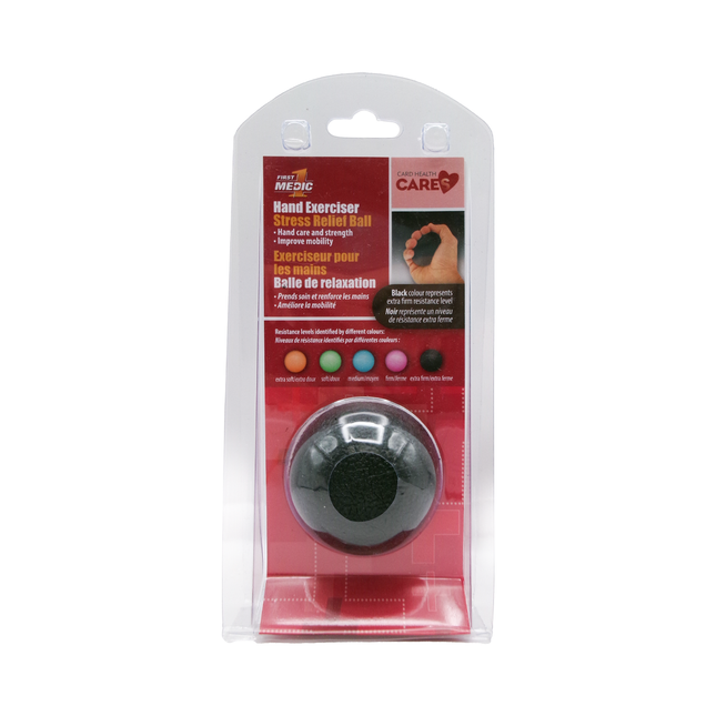 First Medic - Hand Exerciser Stress Relief Ball | Extra Firm