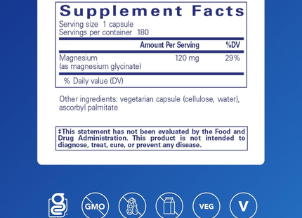 Pure Encapsulations - Magnesium Glycinate | 180 Capsules