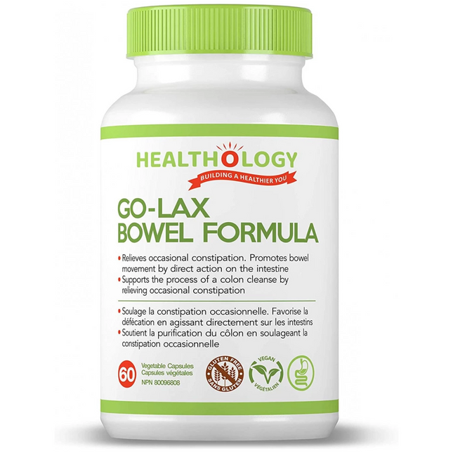 Healthologie - Formule intestinale Go-Lax | 60 Gélules Végétales*