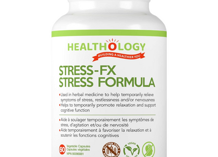 Healthology - Stress-FX Stress Formula | 60 Vegetable Capsules*