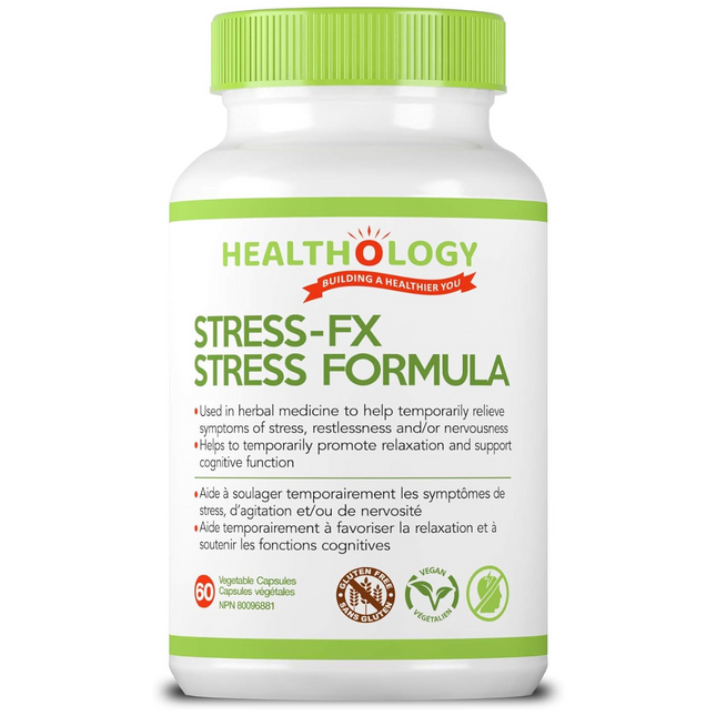 Healthologie - Formule anti-stress Stress-FX | 60 Gélules Végétales*