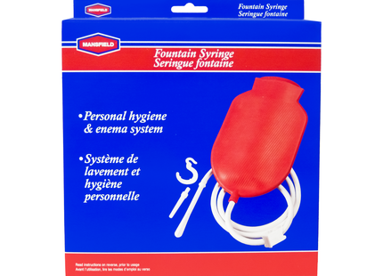 Mansfield - Fountain Syringe Personal Hygiene & Enema System