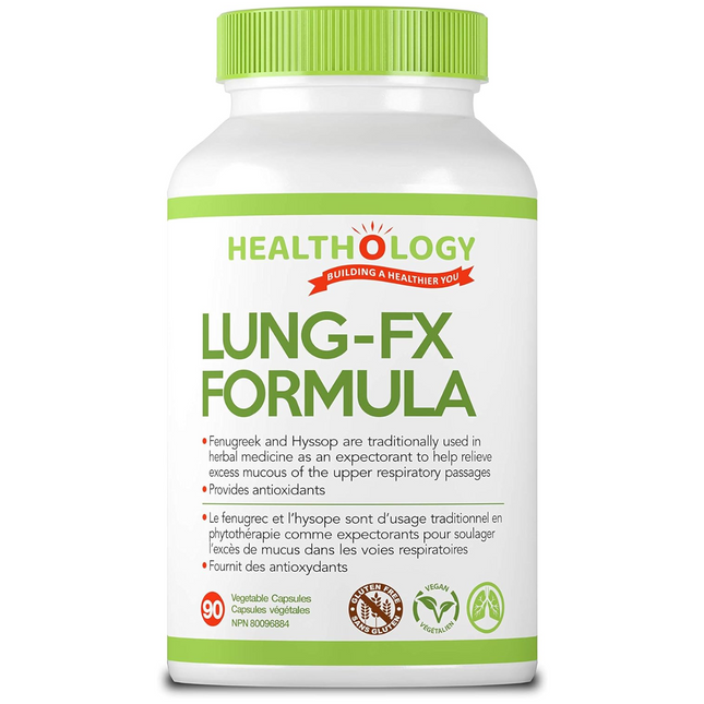 Healthology - Lung-FX Formula | 90 Vegetable Capsules*