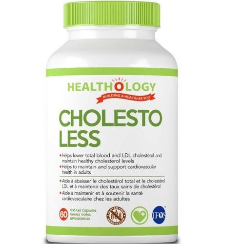 Healthology - Cholestoless - Maintient et soutient la santé cardiovasculaire chez les adultes | 60 gélules molles*