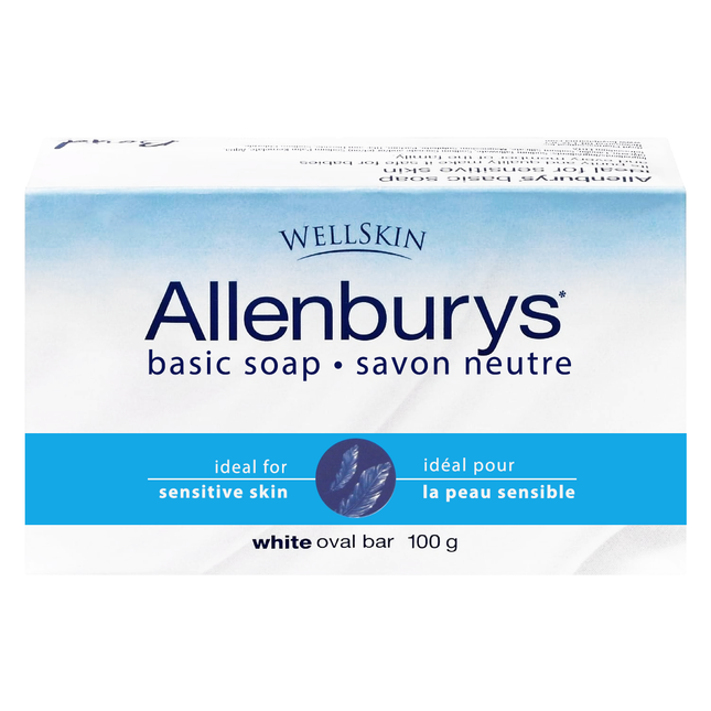 Allenburys - Barre de savon de base - Peau sensible | 100g