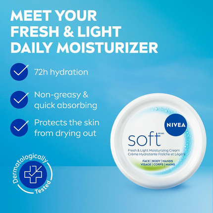 Nivea - Soft Moisturizing Cream | 300 mL