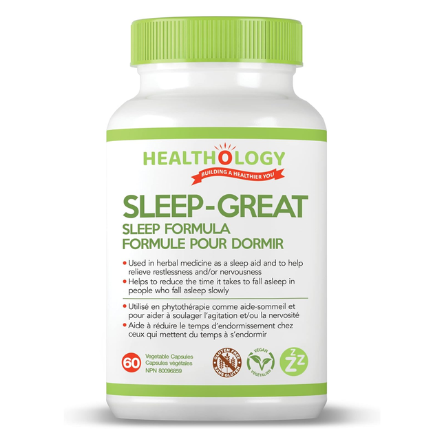 Healthology - Formule pour un bon sommeil | 60 Gélules Végétales