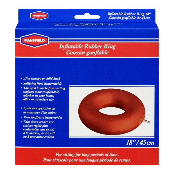 Mansfield 18" Inflatable Rubber Ring