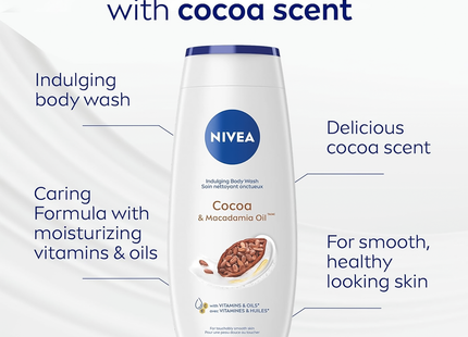 Nivea - Indulging Body Wash Cocoa & Macadamia Oil | 500 mL