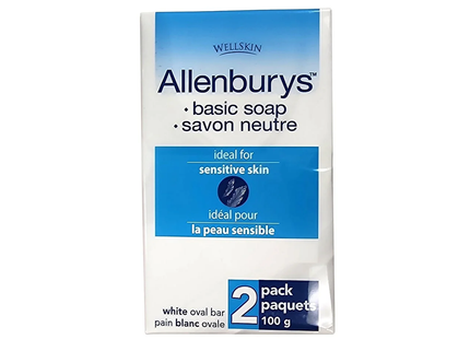 Allenburys - Savon Original Idéal pour Peaux Sensibles | 2x100g