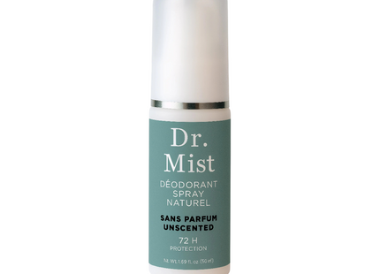 Dr. Mist - Deodorant Spray, Fragrance Free | 75 mL