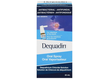 Dequadin - Antibacterial + Antifungal Oral Spray | 25 mL