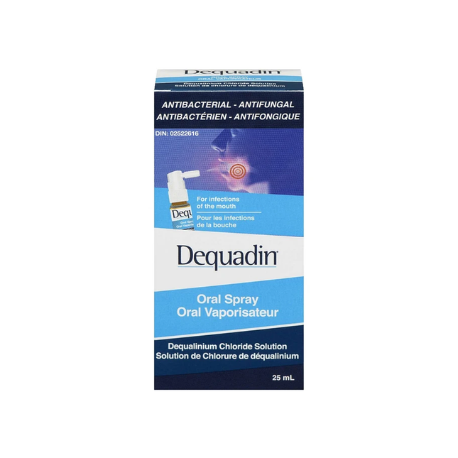 Dequadin - Antibacterial + Antifungal Oral Spray | 25 mL