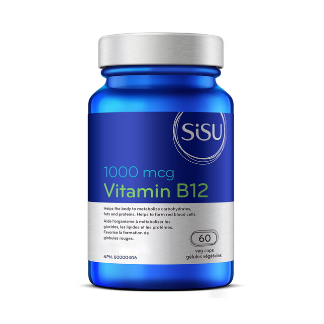 Sisu - Vitamin B12 1000 mcg | 60 Vegs Caps