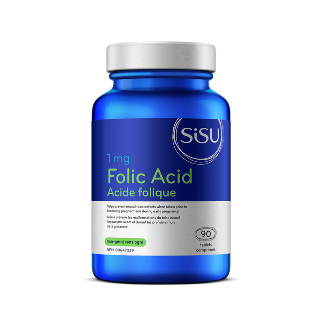 Sisu - Acide folique 1 mg | 90 comprimés*