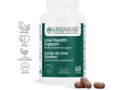 Greeniche - Liver Health Support | 60 Vegetarian Capsules