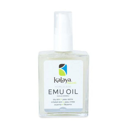 Huile d'émeu Kalaya Naturals pour peau sèche, irritée et eczéma | 60 ml