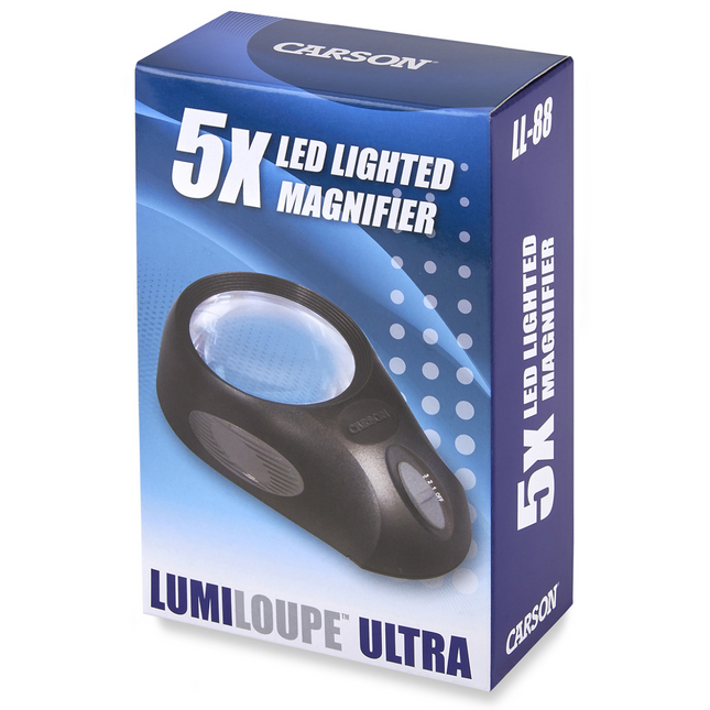 Carson - 5x LED Lighted Magnifier