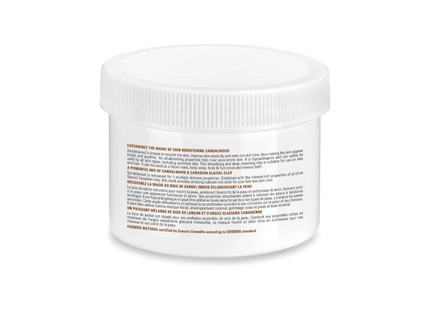 Refresh Botanicals - Masque facial éclaircissant - Bois de santal et argile glaciaire canadienne | 200 g