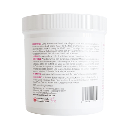 Refresh Botanicals - Glow Boosting Magical Mask - Pink Rose & French Pink Clay | 150 mL