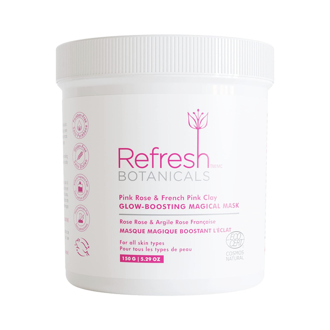 Refresh Botanicals - Glow Boosting Magical Mask - Pink Rose & French Pink Clay | 150 mL