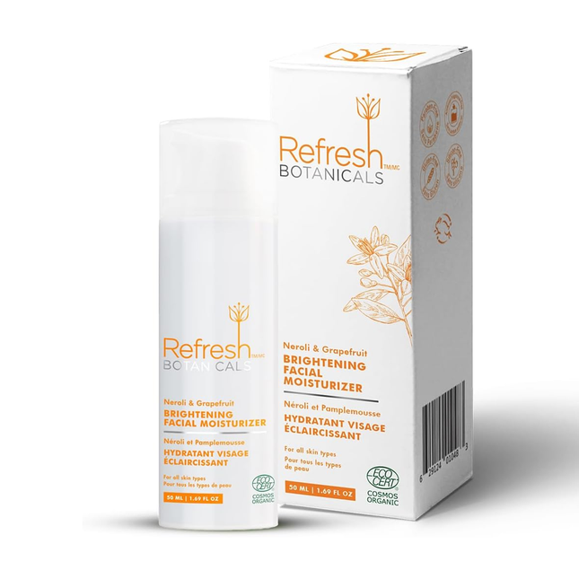 Refresh Botanicals - Brightening Facial Moisturizer - Neroli & Grapefruit | 50 mL