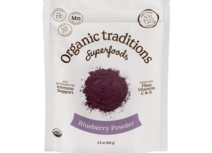 Organic Traditions - Blueberry Powder, Cold Dried | 100 g