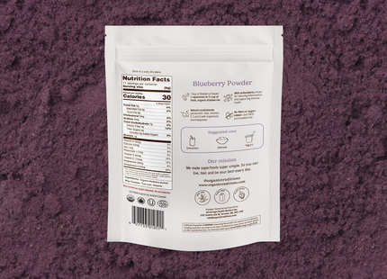 Organic Traditions - Blueberry Powder, Cold Dried | 100 g
