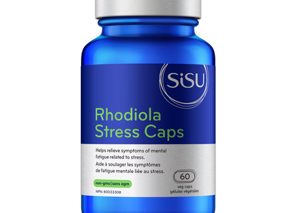 Sisu - Casquettes anti-stress Rhodiola | 60 Capsules Végétariennes*