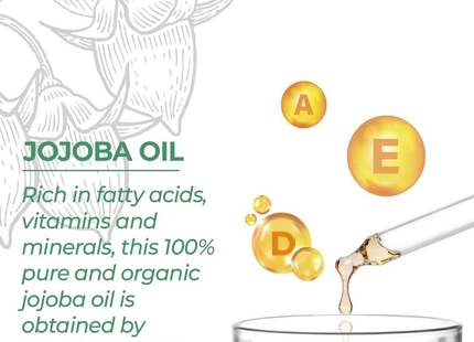 Refresh Botanicals - Certified Organic & Cold Pressed Jojoba Oil | 90 mL