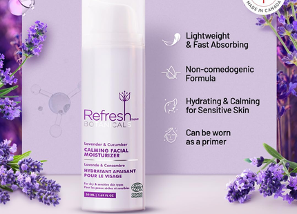 Refresh Botanicals - Calming Facial Moisturizer