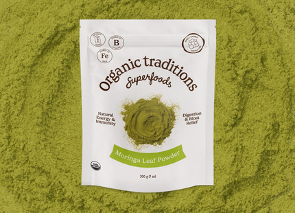 Organic Traditions - Poudre de feuilles de moringa | 200 g