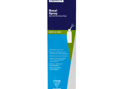 Option+ Sea Water Solution Nasal Spray Gentle Mist | 135 ml