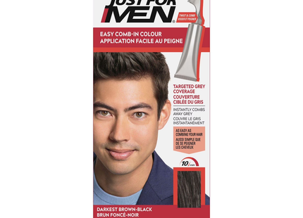 Just For Men - Coloration AutoStop Easy Comb-In | A-50 Châtain Foncé-Noir