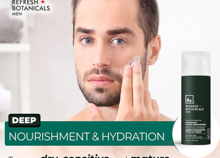 Refresh Botanicals - Men Hydrating Facial Moisturizer - Marula Oil & Rooibos tea | 50 mL